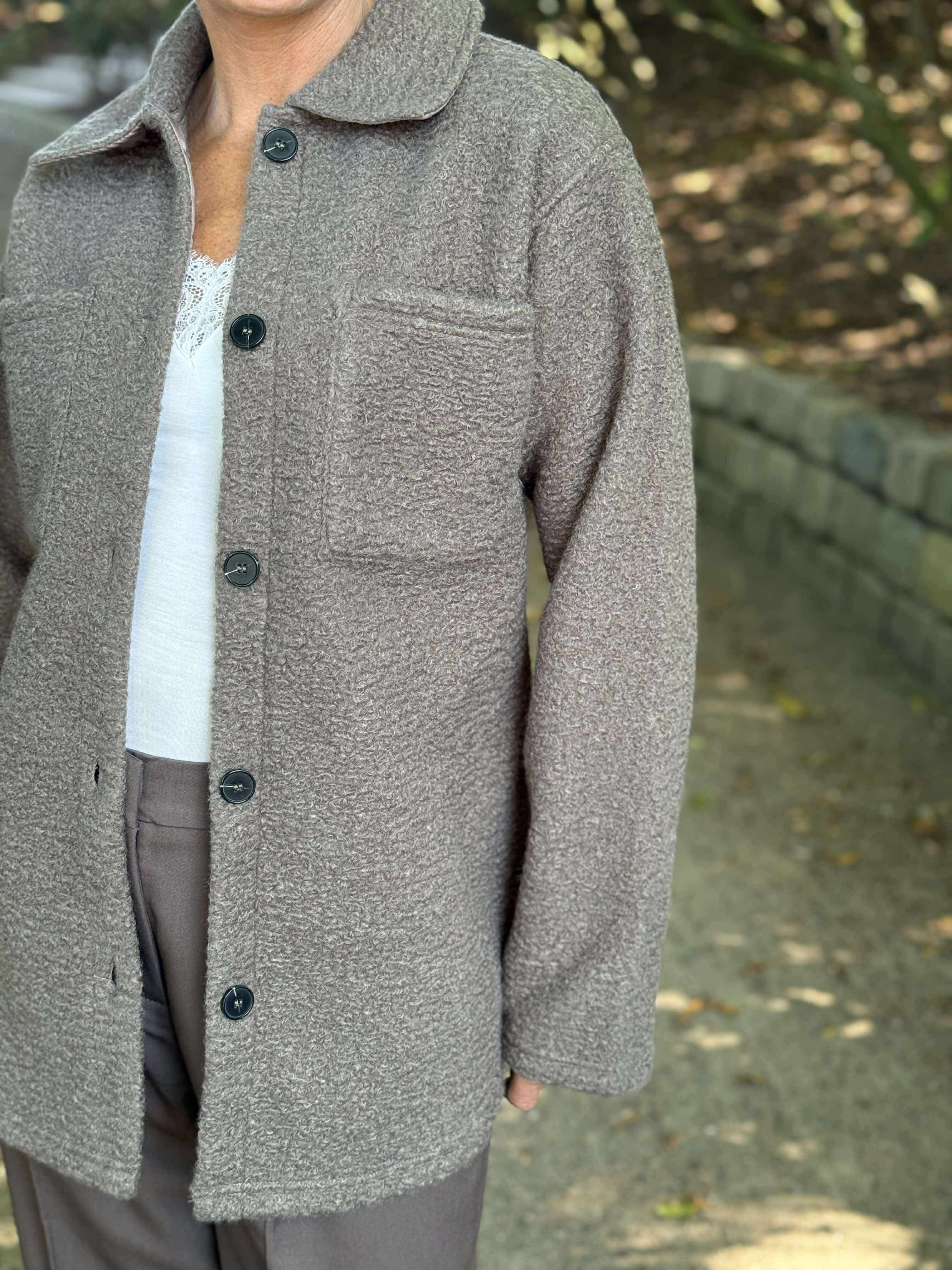 PCOLINE Shacket - Morel